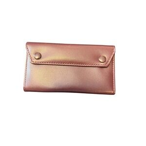 Lillian Vernon Genuine Leather Brown Coin Wallet